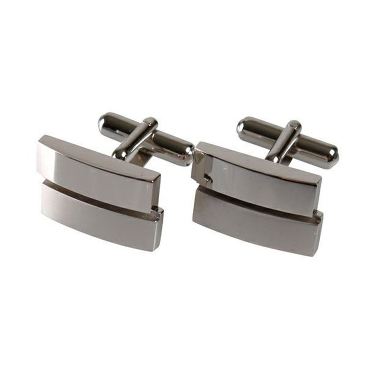 シルバーカフスボタン